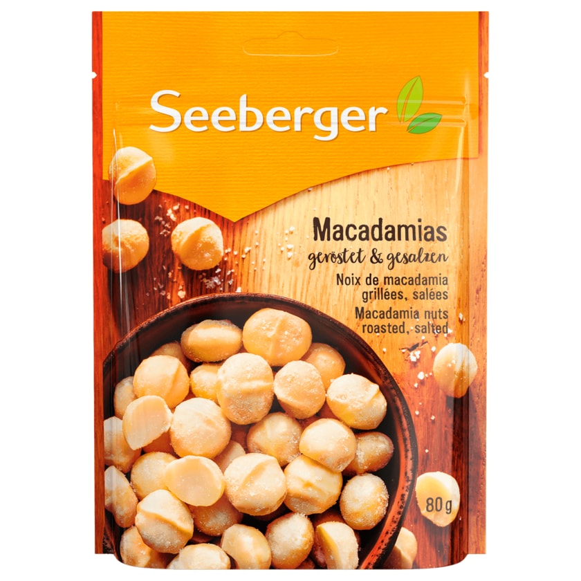 Seeberger Macadamias geröstet & gesalzen 80g